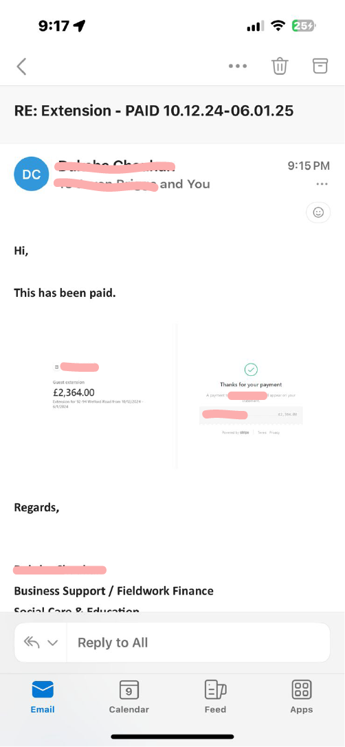 Direct booking payout proof 08