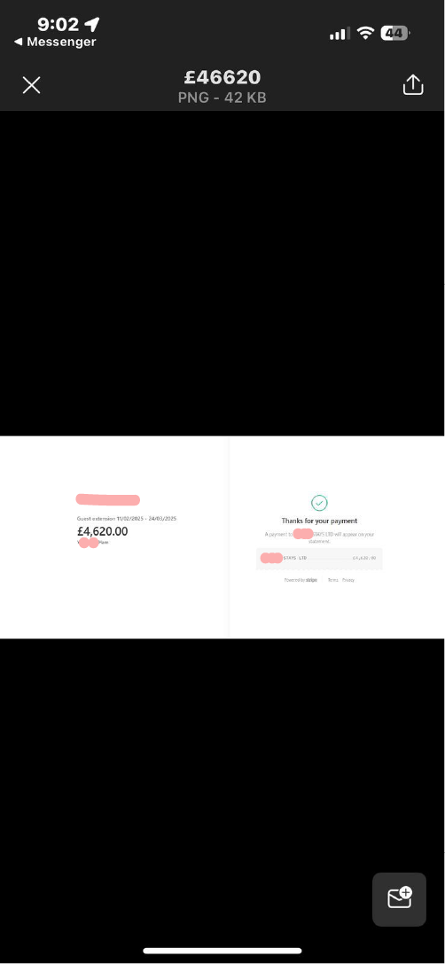 Direct booking payout proof 10