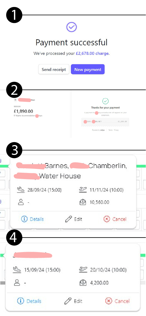 Direct booking payout proof 14
