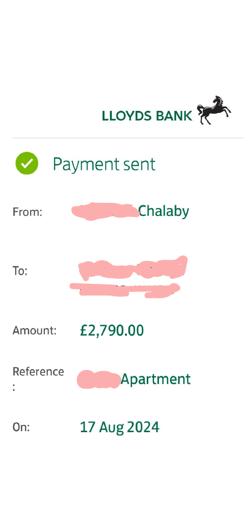 Direct booking payout proof 15